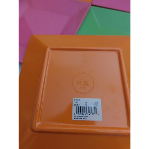 Target Swell by Cynthia Rowley Melamine Salad Dessert Plates Set of 8 - Picture 2 of 6